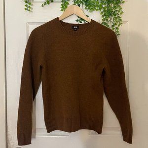 Premium Lambswool Crew Neck Long Sleeve Sweater